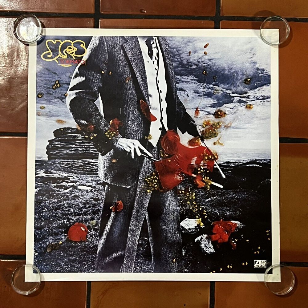 1978 Yes Tormato Record Store Promo‎ Poster 24 X 24" Original Vintage